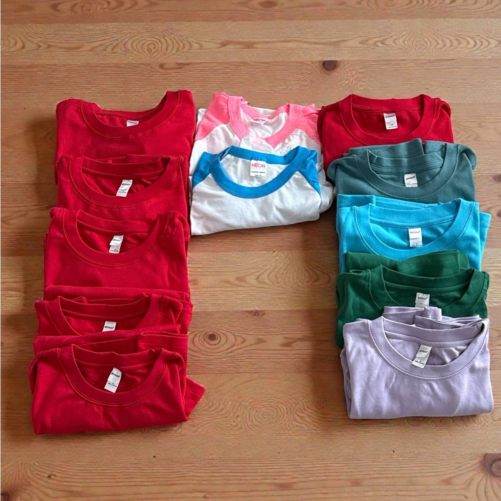 Lot of youth size 12 tees